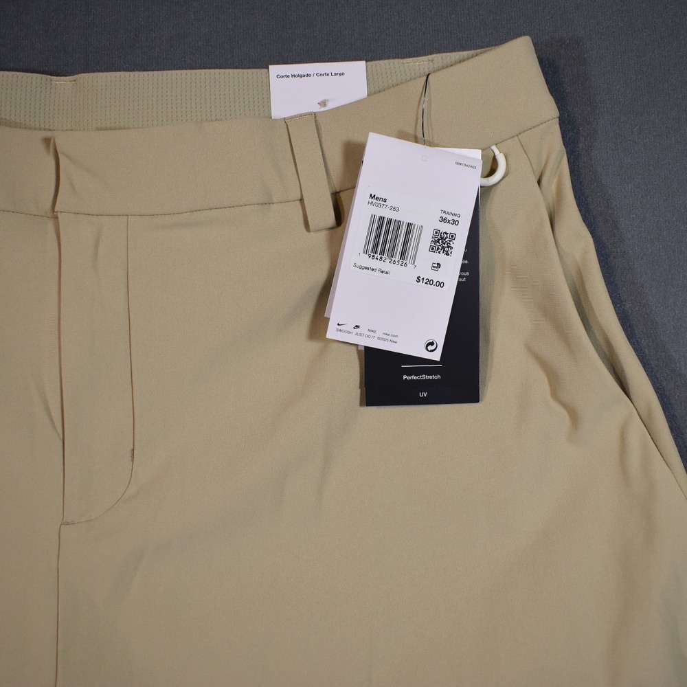 Nike 24.7 PerfectStretch Men's Dri-FIT UV Loose-Fit Utility Pants 36x30 Desert - Picture 5 of 9